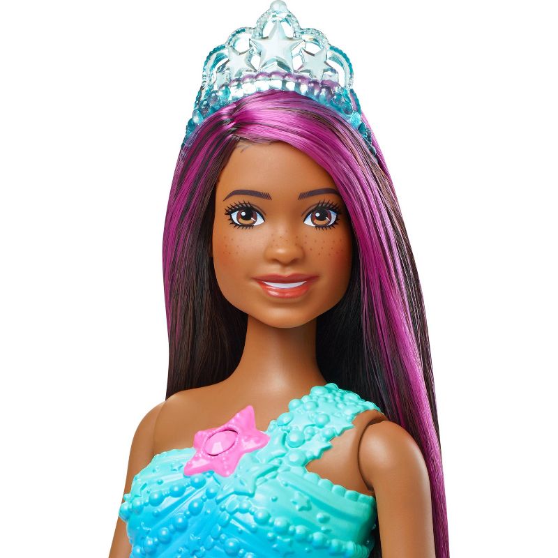 Barbie Dreamtopia Twinkle Lights Mermaid Doll - Brown Hair, 5 of 9