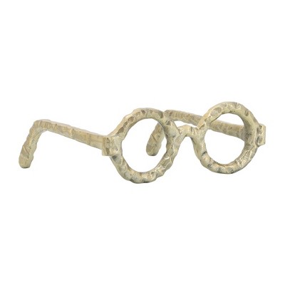 Sagebrook Home Abstract Glasses Aluminum Sculpture Decoration