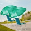 Karl Home Mint Green Metal Folding Beach Chair(Set of 1) - 2 of 4
