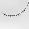100ct LED Tri Color Halloween Indoor Outdoor Miniature String Lights Purple/Teal/Black - Hyde and EEK! Boutique™ - 3 of 4