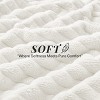 Cozy Soft Striped Fleece Blankets Decorative Plush Luxury Ribbed Warm Blanket for Couch, Sofa, Chair & Bed  - Lux Decor Collection - 4 of 4