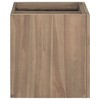 vidaXL Wall-mounted Bathroom Cabinet 23.6 in.x15.4 in.x15.7 in. Solid Wood Teak - 3 of 4