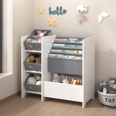 GlasFlength Decorative Bookshelf Creative and Unique Styling, Multifunctional Storage with Open Display Bookshelves, Multicolored,25.59”*11.81”*23.62"