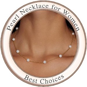Pearl Choker Necklace, 4MM/6MM/8MM Dainty Round Imitation Pearl, Wedding Bridesmaid Jewelry Gift for Women - 1 of 4