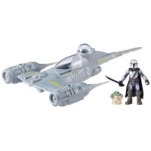 Star Wars Mission Fleet Mando's N-1 Starfighter Speed Run Action Figure Set - 1 of 4