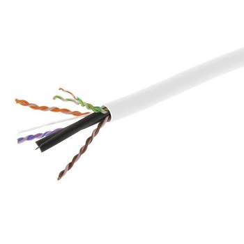 CAT6 UTP CMR Solid PVC Ethernet Cable 4PR 1000' Box - C6UTPSDR424 - TXM  Manufacturing