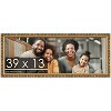 PosterPalooza | 39x13 Wood Antique Frame with UV Acrylic, 4 Finishes: Bronze, Gold, Silver, and Black - 2 of 4