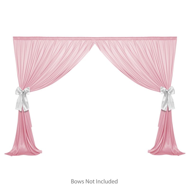 Lann's Linens (Set of 2) Photography Backdrop Curtains - Tall Backgrounds for Wedding, Party or Photo Booth, 2 of 8