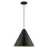 Livex Lighting Dulce 1 - Light Pendant in  Shiny Black - 2 of 4