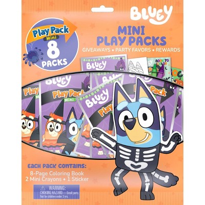 Bendon 8ct Bluey Mini Lic Play Packs