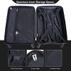FURNIinspire Bag and Luggage Sets 4 Piece Stylish Suit Cases Lightweight Suitcases with Wheels for Travel Business, Black, 18.78"*10.83"*28" - 2 of 4