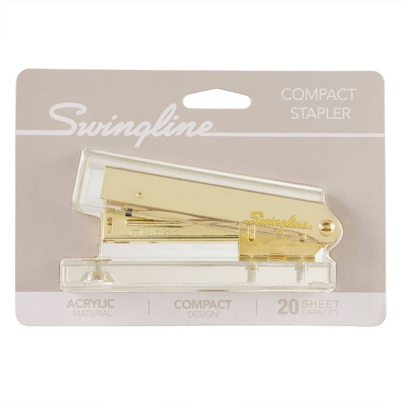 Swingline Acrylic Stapler - Gold, 1 of 8