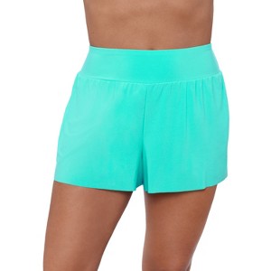 Aqua Green, Women's Beach Short - 1 of 3