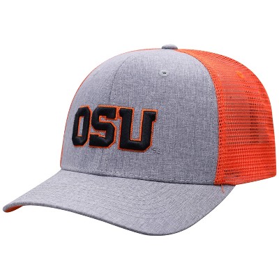 NCAA Oregon State Beavers Men's Gray Chambray with Hard Mesh Snapback Hat