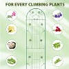Metal Garden Trellis for Climbing Plants,Metal Garden Trellis,Easy Assembly with Ground Stakes, Versatile Support for Roses,Ivy & Vegetables - 4 of 4