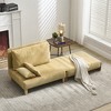 TiramisuBest 3-in-1 convertible sleeper,Foldable sofa bed recliner with three pillows for small spaces - 4 of 4
