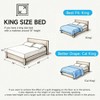 White King Size Quilt Bedding Set with Pillow Shams, Lightweight Summer Coverlet - 4 of 4