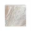 TOV Furniture Keira 15" Square Marble Side Table in Cream Finish - 3 of 4