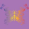 Girl's Design By Humans Rainbow Butterly By AnnArtshock T-Shirt - 2 of 3