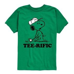 Boys' - Peanuts - Teerific Snoopy Short Sleeve Graphic T-Shirt - 1 of 4