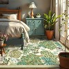 Jungle Print Washable Rug - Non-Slip Low Pile Stain Resistant Carpet for Living Room, Bedroom, Nursery, Playroom - 3 of 4