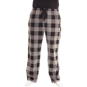 #followme Men's Microfleece Pajamas - Plaid Pajama Pants for Men - Lounge & Sleep PJ Bottoms - 1 of 3