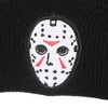 Friday The 13Th Jason Mask Embroidery On Acrylic Knit Standard Cuff Beanie - 4 of 4