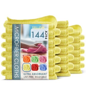 Hearth & Harbor Microfiber Cleaning Cloth, Reusable Microfiber Towel, Lint Free Washcloths - 1 of 4