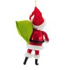 Italian Ornaments 6.0 Inch Jubilant Delivery Claus Santa Toys Bag Christmas Tree Ornaments - 2 of 3