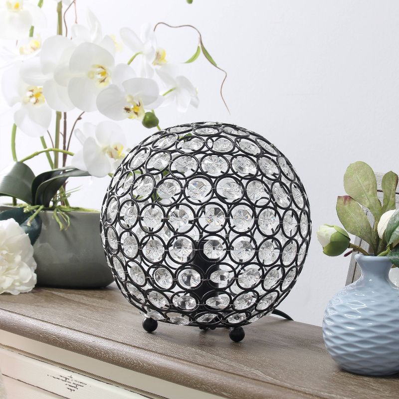 Crystal Ball Sequin Table Lamp - Elegant Design, 4 of 11