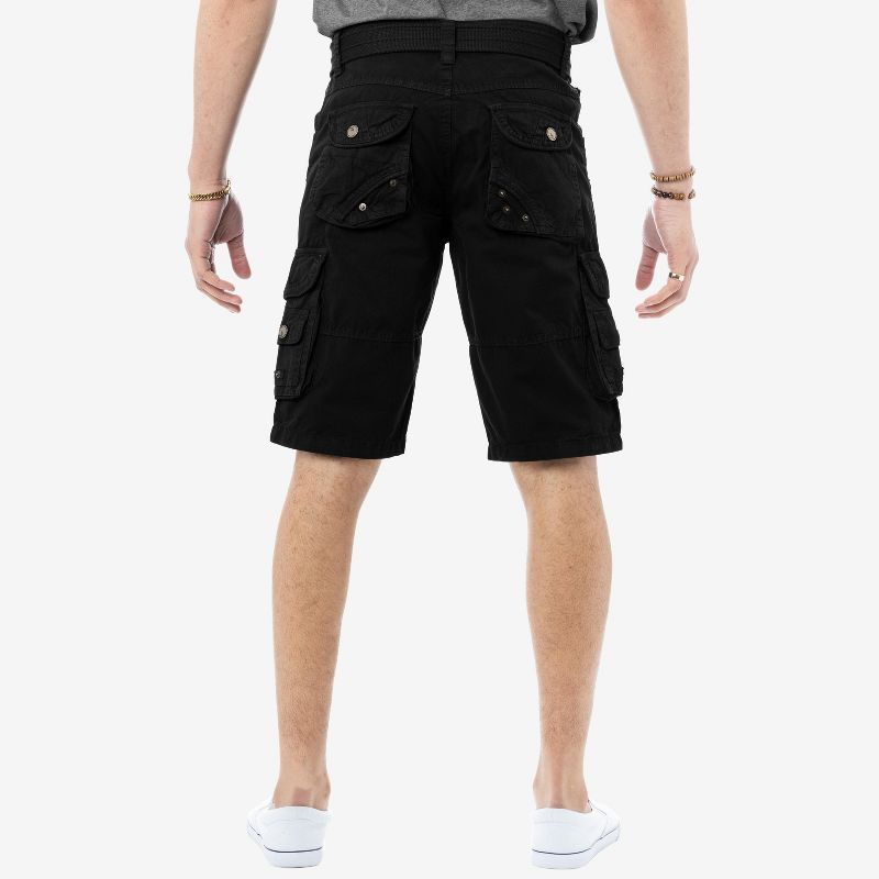 X RAY Men's Classic Fit 12.5" Inseam Knee Length Cargo Shorts, 2 of 4