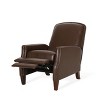 Lyngins Modern PU Leather Recliner Chair with Rivets & Footrest,Single Sofa Accent Chair for Living Room,Bedroom - 2 of 4