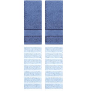 REGALWOVEN 4 Pcs Cotton Bathroom Soft Absorbent Hand Towel - 1 of 4