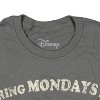 Seven Times Six Disney Mickey Mouse Shirt Mens Ignoring Modays Adult Short Sleeve T-Shirt Grey - 3 of 3