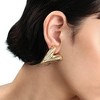 SOHI Women's California Gold Casual Drop Earrings - 4 of 4