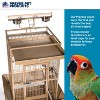 Prevue Pet Products 3152BLK Wrought Iron Select Bird Cage, Black Hammerstone - 2 of 4