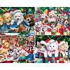 MasterPieces - Holiday Puppies & Kitties 4-Pack 100 Piece Jigsaw Puzzles for Kids - 3 of 4