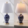 JONATHAN Y Grace 24" French Country Cottage Ceramic/Iron Floral Urn LED Table Lamp - 4 of 4