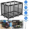 NewHome "210 Gallon Pool Storage Bin with Lockable Wheels, Rolling Mesh Basket for Noodles & Float Organizer"Black - 4 of 4