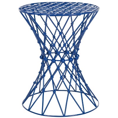 Charlotte Wire Stool Dark Blue - Safavieh