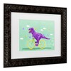 Trademark Fine Art - Raissa Oltmanns  Dino Racer Matted Framed Art - 3 of 4