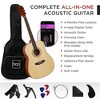Best Choice Products 41in Full Size All-Wood Acoustic Guitar Starter Kit w/ Gig Bag, Pick, Strap, Rag - 3 of 4