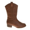 Josmo Chic Women's Cowboy & Western Boots: Comfortable Mid-Heel, Pointed Toe & Slip-on Design - 2 of 4