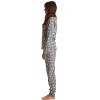 #followme Buffalo Plaid 2 Piece Thermal Pajama Set for Women -Jogger Winter Christmas PJs - 3 of 3