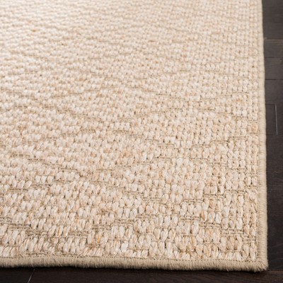 Beige Geometric Flat Woven Handmade Reversible 8' x 10' Area Rug
