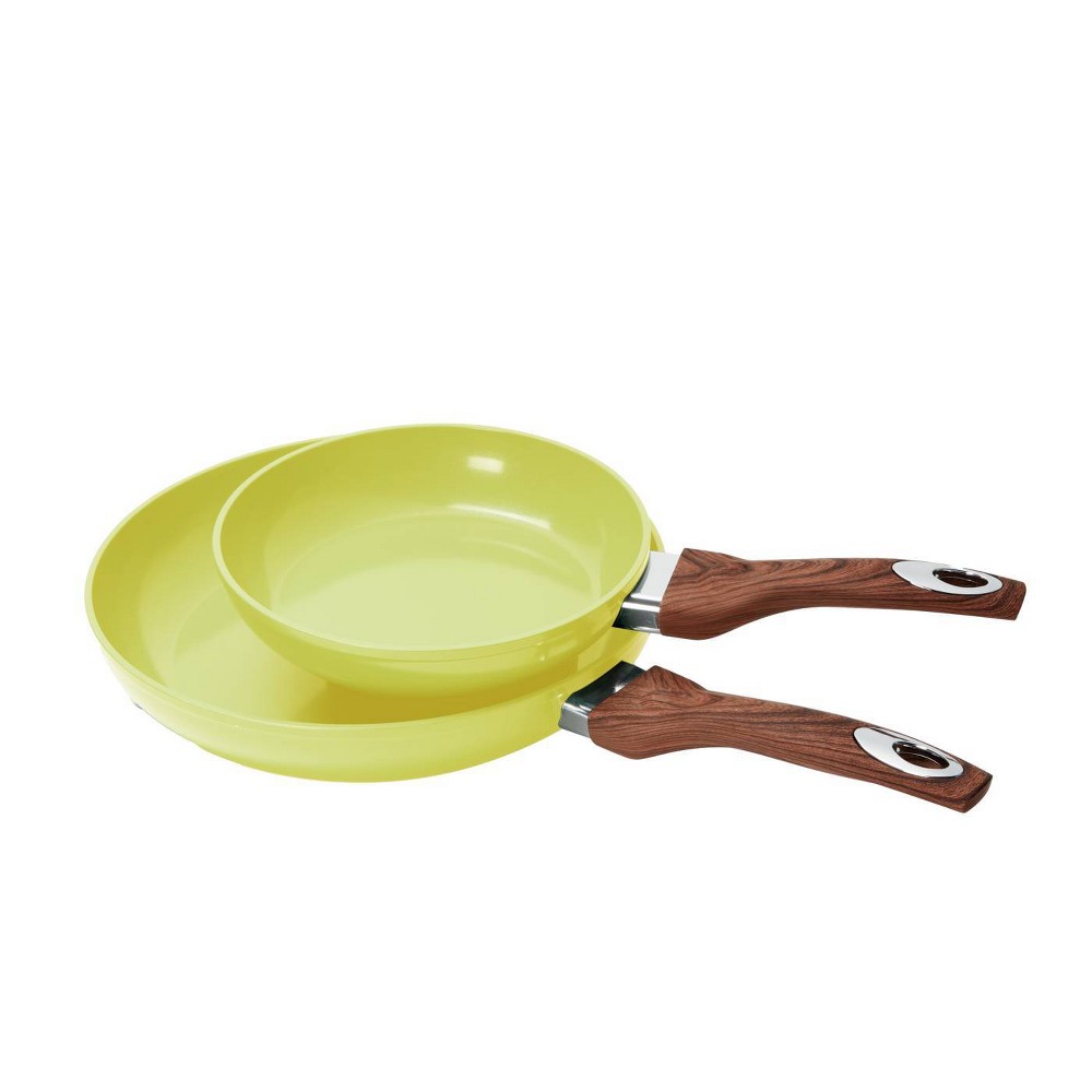 Phantom Chef 2pk Frypan Combo 8 and 11 Yellow