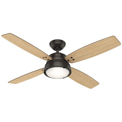 Hunter Fan Company Wingate 52 Inch Quiet Home Ceiling With Energy Efficient Led Light Kit And Remote Control Noble Bronze Target - Hunter 44 Dempsey Noble Bronze Ceiling Fan With Light Kit And Remote