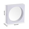 Unique Bargains ABS frames Flexible TPU film 3D Jewelry Box with Base 4 Pcs - 2 of 4