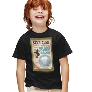 Boys' Star Trek Tos Episode 51 T-Shirt Black X Small - 1 of 4