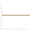 Black Bow Jewelry 1.4mm 14k Yellow Gold Solid Franco Chain Bracelet - 4 of 4